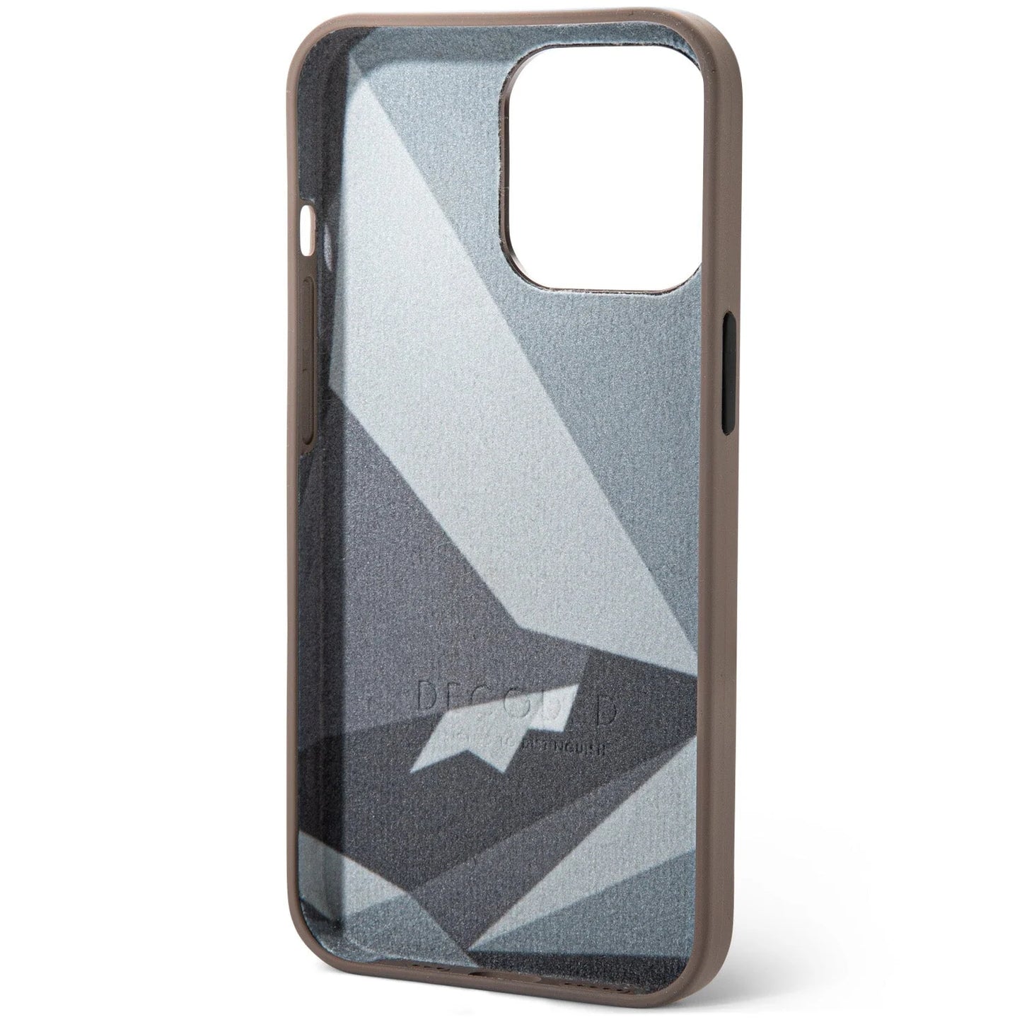 Decoded Silicone Backcover pour iPhone 13 Pro Max - Dark Taupe