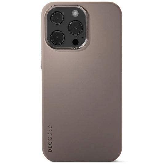 Decoded Silicon Backcover voor iPhone 13 Pro Max - Dark Taupe