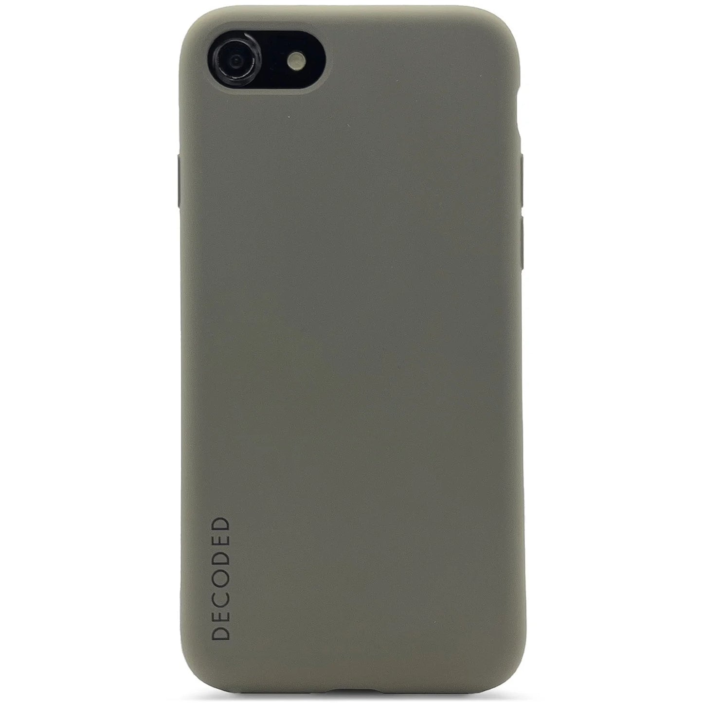 Decoded Silicon Backcover voor iPhone SE 3 / SE 2 / 8 / 7 / 6s / 6 - Olive