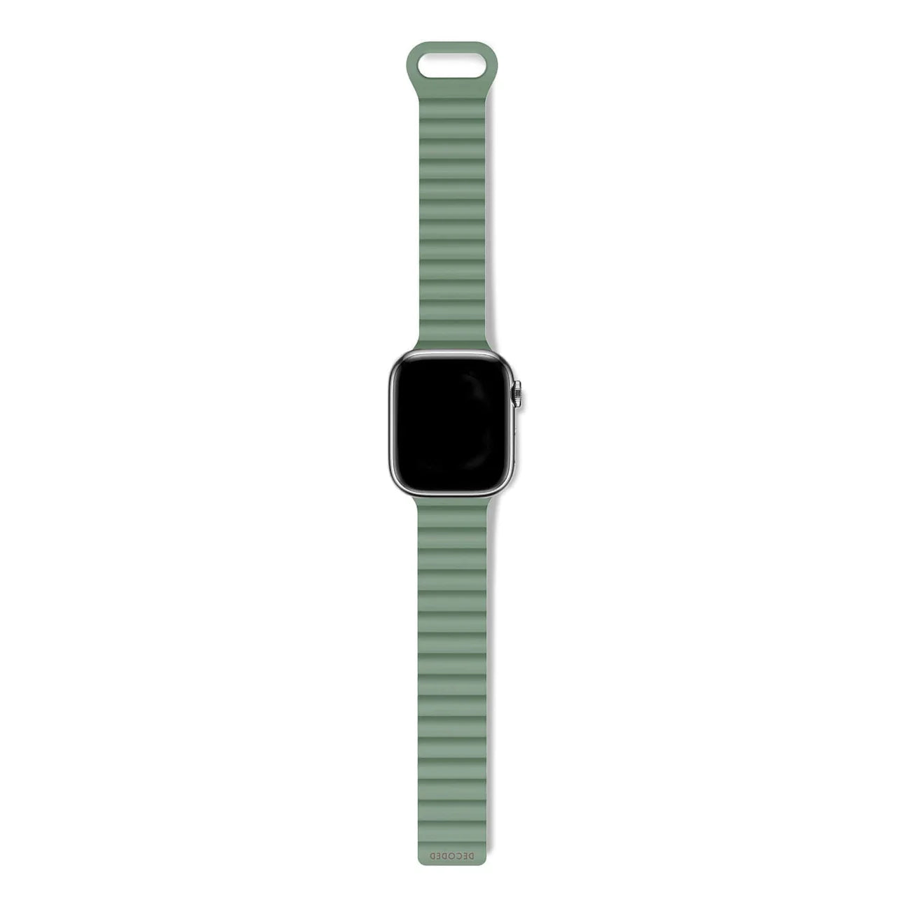 Decoded Silicon magnet Traction Loop Strap - 41/40/38 mm - Sage Leaf Vert