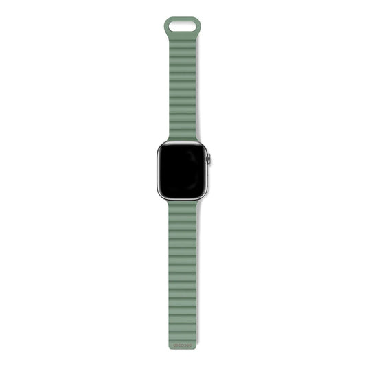 Decoded Silicon magnet Traction Loop Strap - 41/40/38 mm - Sage Leaf Vert