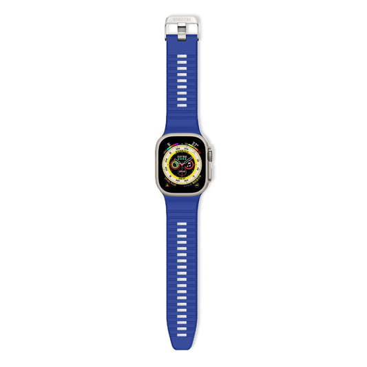 Decoded Silicon Ultra Traction Strap - 49/45/44/42 mm - Galactic Blue