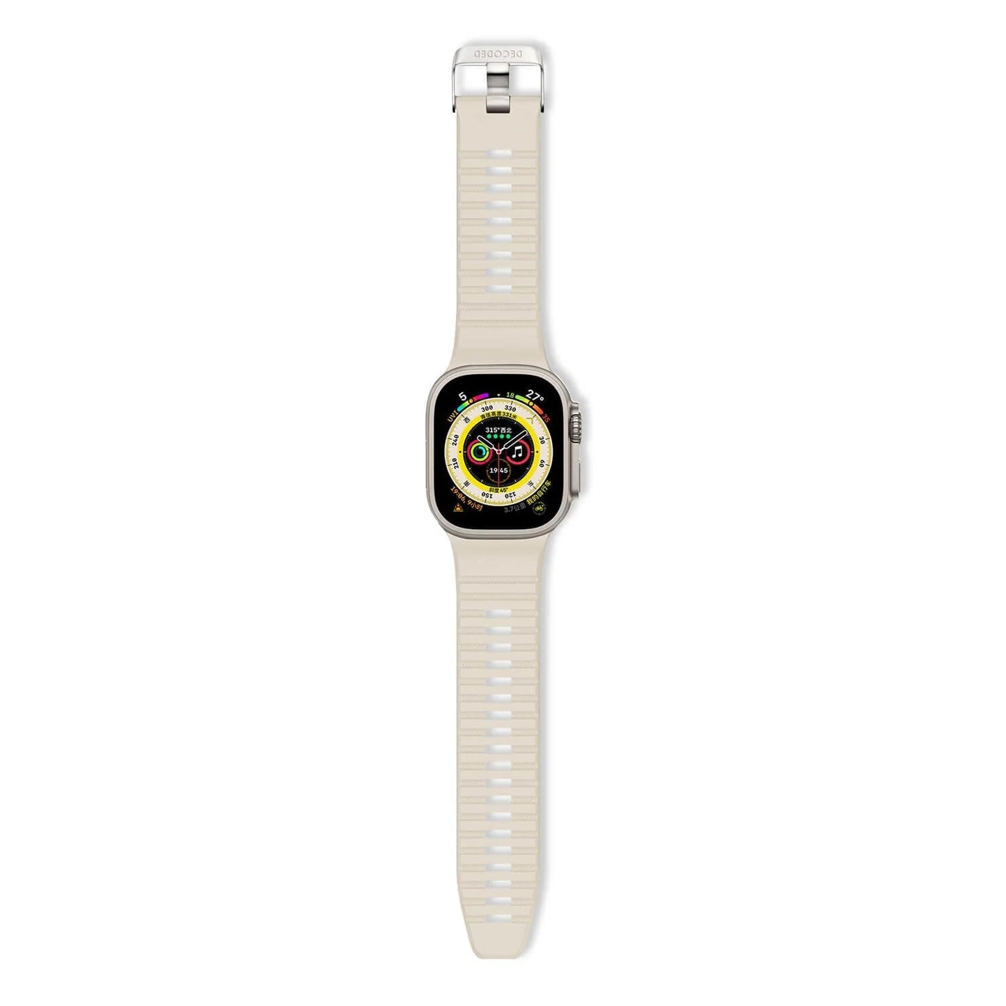 Decoded Silicon Ultra Traction Strap - 49/45/44/42 mm - Blanche