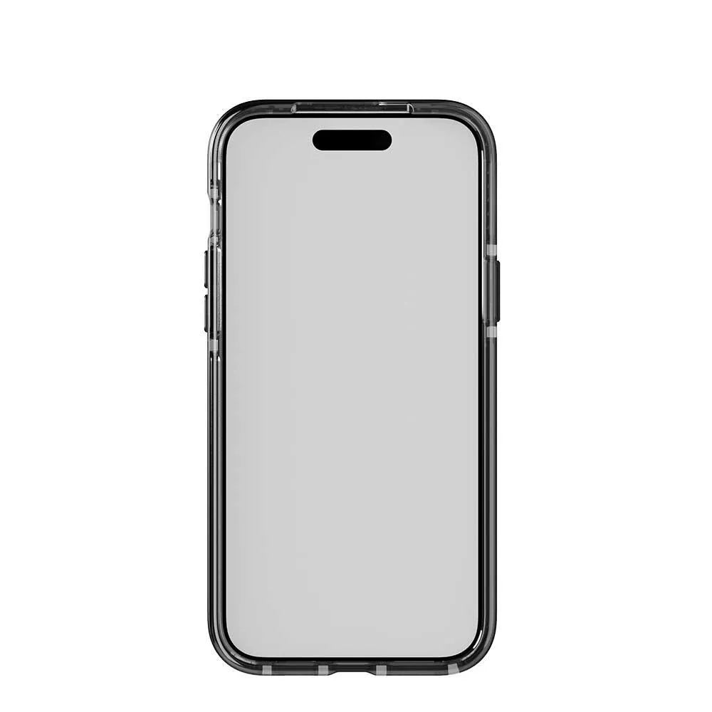 Tech21 Evo Check hoesje avec MagSafe pour iPhone 15 Plus - Smokey/Black