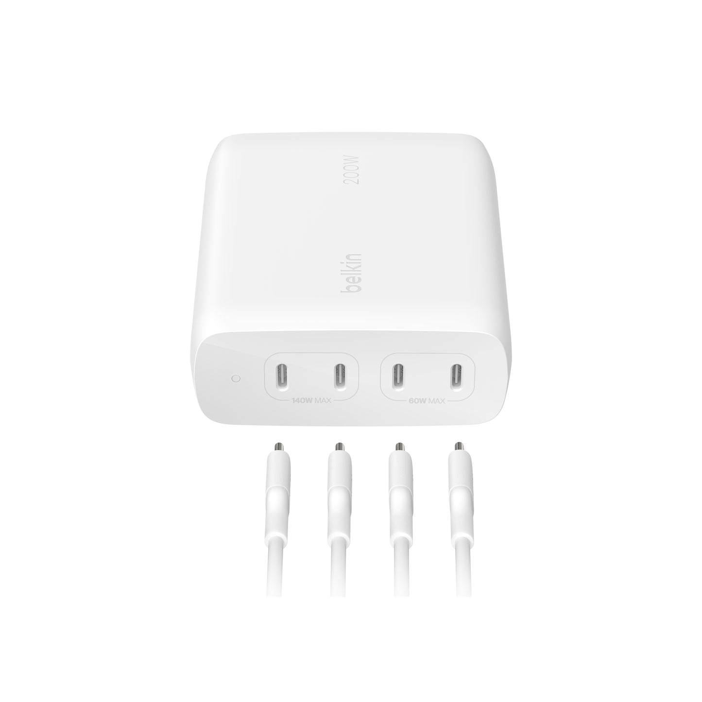 Belkin BoostCharge Pro | Chargeur USB-C GaN 4 ports (200 W)